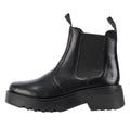 Fly London Medi Java Bottes Noires En Cuir Pour Femmes