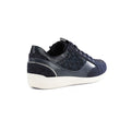 Geox Myria Baskets Pour Femmes En Daim Bleu Marine/Bleu