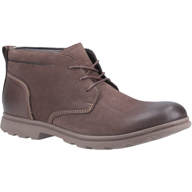 Hush Puppies Tyson Chukka Bottes En Cuir Marron Pour Hommes