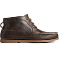 Sperry Authentic Original Boat Chukka Tumbled Bottes Homme Marron Foncé