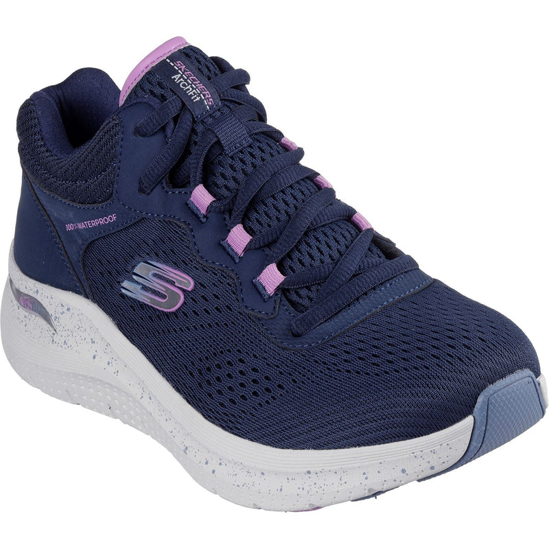 Skechers Arch Fit 2.0 Rainy Days Chaussures De Sport Femme Bleu Marine/Violet