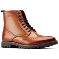 Base London Boone Bottes En Cuir Pour Homme Marron Clair