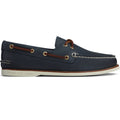 Sperry Gold Cup Authentic Original Chaussures Bateau En Cuir Pour Hommes, Bleu Marine