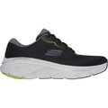 Skechers D'Lux Walker 2.0 Baskets Pour Hommes En Polyester Noir Et Vert Citron