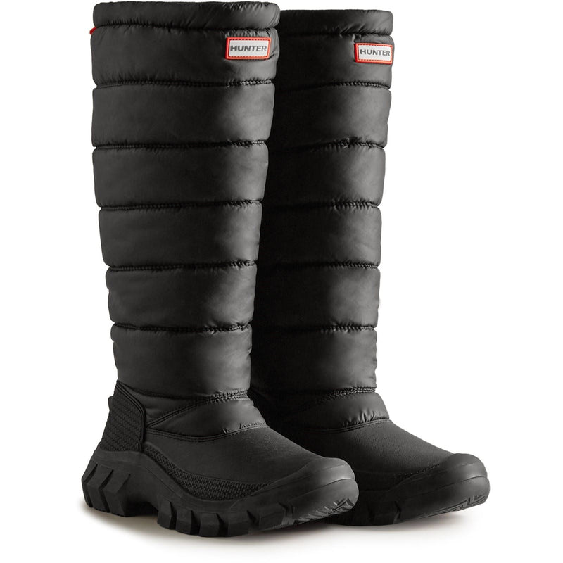 Hunter Intrepid Bottes En Caoutchouc Noir Pour Femme En Nylon