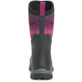 Muck Boots Arctic Sport Mid Bottes De Pluie En Caoutchouc Noir/Magenta