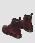 Dr. Martens 1460 WL Grizzly Bottes En Cuir Rouge