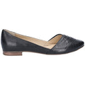 Hush Puppies Marley Ballerina Ballerines Noires Pour Femme En Cuir