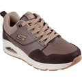 Skechers Uno Retro One Baskets En Cuir Marron Pour Hommes