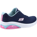 Skechers Skech-Air Extreme 2.0 Baskets Pour Femmes En Polyester Bleu Marine/Bleu Clair.