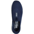 Skechers Slip-ins: GO WALK 7 Easy On 2 Slip-Ins: Allez Marcher 7 Facile Sur 2 Baskets En Maille Pour Hommes Bleu Marine