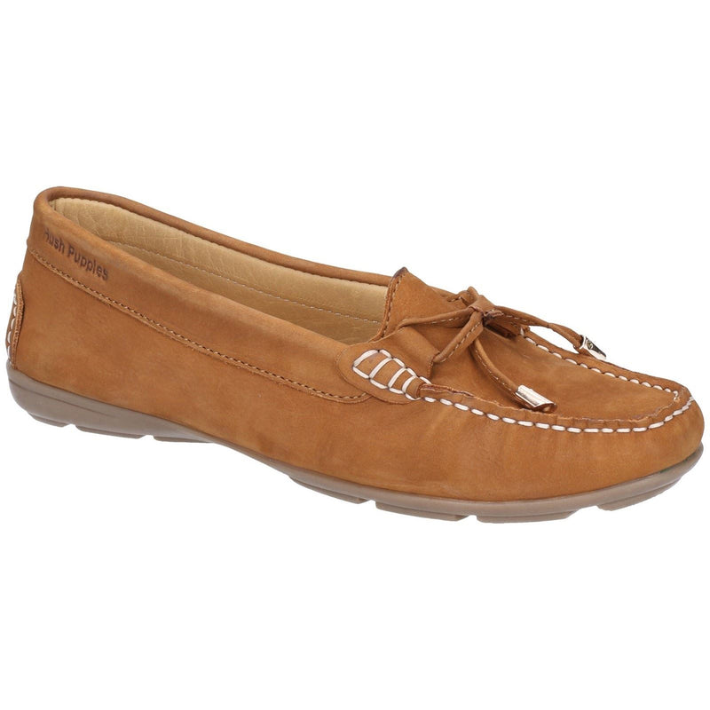 Hush Puppies Maggie Mocassins En Cuir Pour Femmes, Couleur Fauve