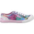 Rocket Dog Rocket Dog Jazzin Baskets En Coton Rose/Multicolore Pour Femmes Jazzin.