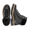 Barbour Woodside Hiker Bottes Noires En Cuir Pour Femmes