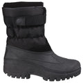 Cotswold Chase Bottes En Caoutchouc Noir En Tissu