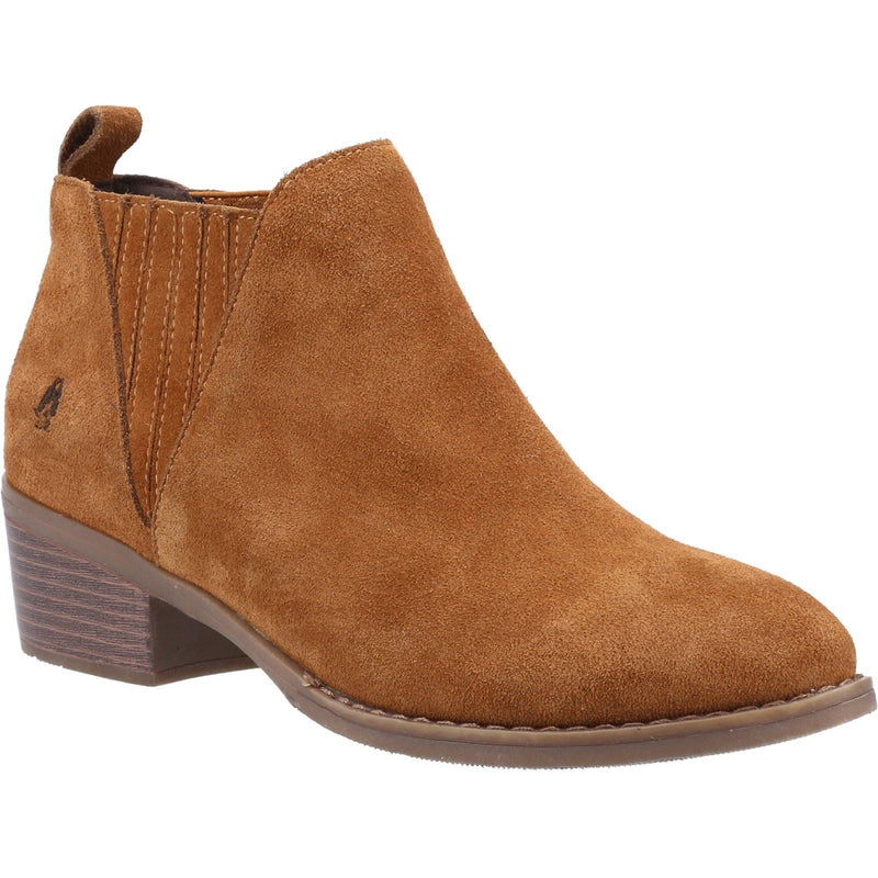 Hush Puppies Isobel Bottes En Cuir Pour Femmes Couleur Tan