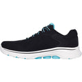 Skechers GO WALK 7 Cosmic Waves Baskets De Sport Pour Femmes En Polyester Noir/Turquoise