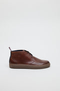 Ben Sherman Parka Bottes En Cuir Marron Pour Hommes