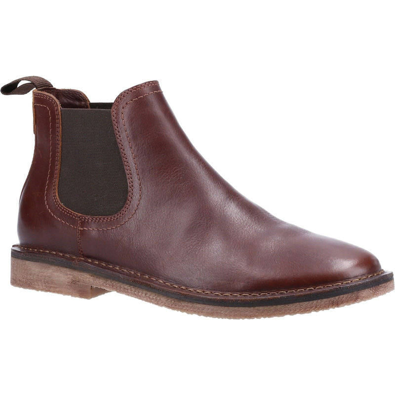 Hush Puppies Shaun Bottes En Cuir Marron Pour Hommes