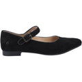 Hush Puppies Melissa Strap Ballerines Noires En Daim Pour Femmes