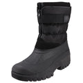 Cotswold Chase Bottes En Caoutchouc Noir En Tissu