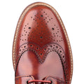 Base London Woburn Chaussures Brogues En Cuir Pour Hommes, Couleur Fauve