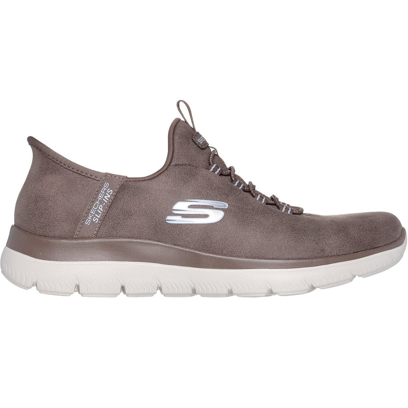 Skechers Summits Unknown Trail Baskets Pour Femmes En Polyester Marron