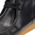 Clarks Originals Wallabee Bottes Noires En Cuir Pour Hommes