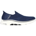 Skechers Slip-ins: GO WALK 7 Easy On 2 Slip-Ins: Allez Marcher 7 Facile Sur 2 Baskets En Maille Pour Hommes Bleu Marine