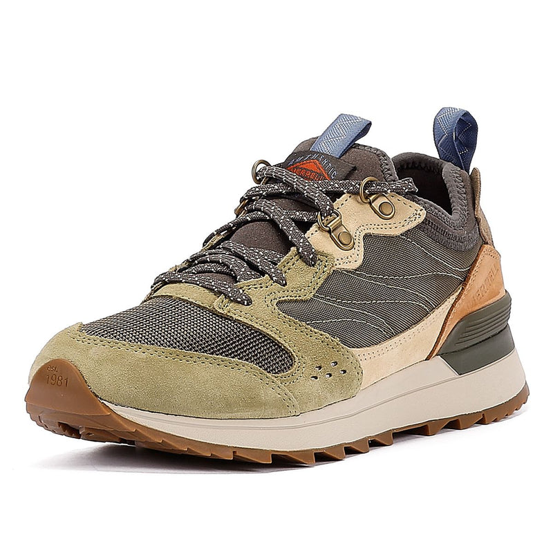 Merrell Alpine 83 Recraft Baskets En Textile Olive/Multicolore Pour Hommes