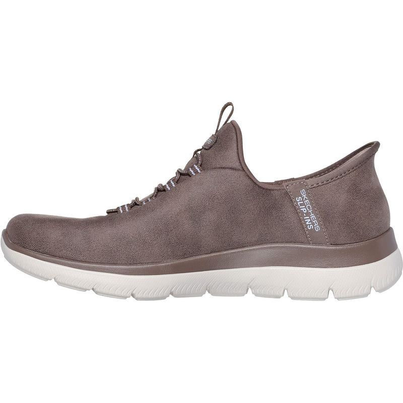 Skechers Summits Unknown Trail Baskets Pour Femmes En Polyester Marron