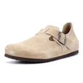 Birkenstock London Chaussures Confort En Daim Beige