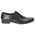 Hush Puppies Billy Chaussures Noires Pour Hommes En Cuir À Enfiler