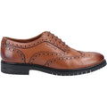 Hush Puppies Santiago Chaussures En Cuir Pour Homme À Lacets De Couleur Beige.