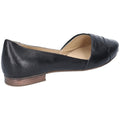 Hush Puppies Marley Ballerina Ballerines Noires Pour Femme En Cuir