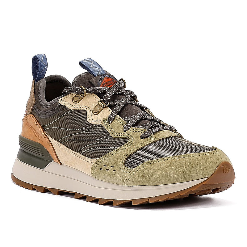 Merrell Alpine 83 Recraft Baskets En Textile Olive/Multicolore Pour Hommes