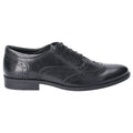 Hush Puppies Oaken Chaussures Richelieu Pour Hommes En Cuir Noir