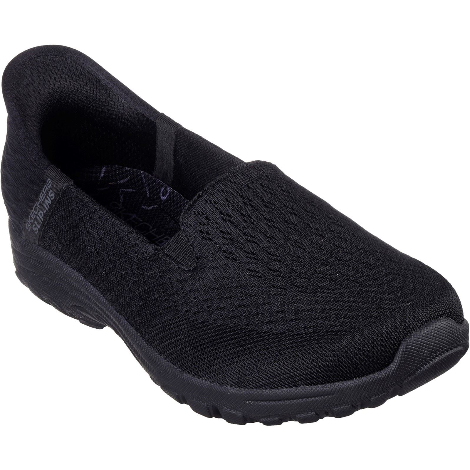 Skechers Reggae Fest 2.0 Guiding Baskets Noires Pour Femmes En Polyester