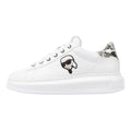 Karl Lagerfeld Kapri NFT Lo Lace Baskets Blanches En Cuir Pour Femmes