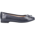 Hush Puppies Naomi Appartements Plats En Cuir Pour Femmes De Couleur Marine