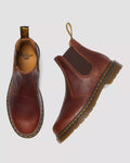 Dr. Martens 2976 Ambassador Bottes En Cuir Marron