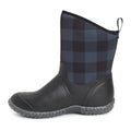 Muck Boots Muckster II Mid Bottes En Caoutchouc À Carreaux Noir/Gris