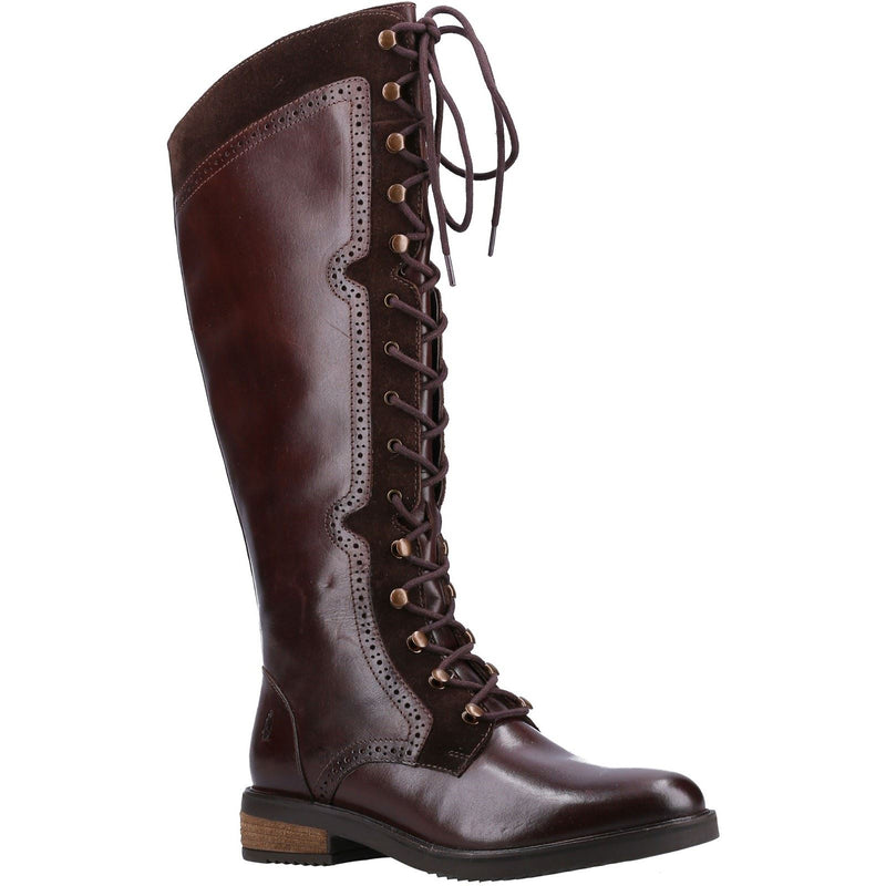 Hush Puppies Rudy Bottes En Daim Marron Pour Femmes