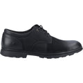 Hush Puppies Trevor Chaussures En Cuir Noir À Lacets Pour Hommes