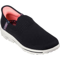 Skechers GO WALK Travel Tahiti Sunset Sneakers Noires Pour Femmes En Textile