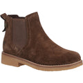 Hush Puppies Maddy Bottes Pour Femmes En Daim Couleur Chocolat