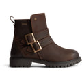 Hunter Ness Bottes Marron En Cuir Pour Femmes