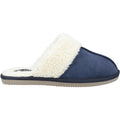 Hush Puppies Arianna Chaussons Pour Femmes En Daim Bleu Marine