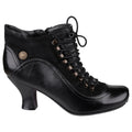 Hush Puppies Vivianna Bottes Noires En Cuir Pour Femmes