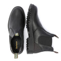 Barbour Patton Bottes Noires En Cuir Pour Hommes